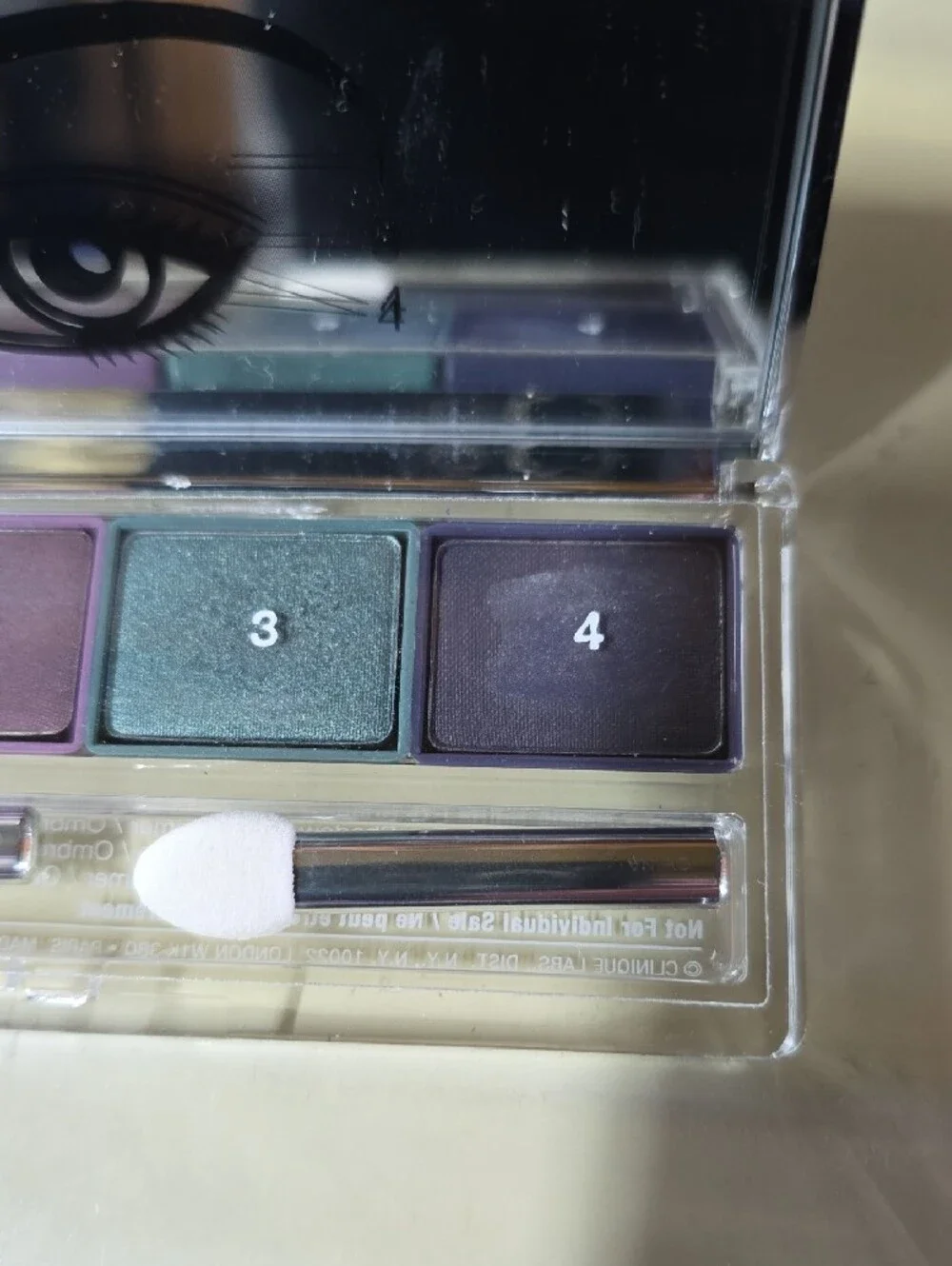 Clinique Metallic Bronze Mirror Compact Case